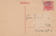 Niemcy SAAR Karta pocztowa kasowany