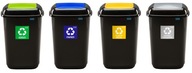 KOSZ POJEMNIK do segregacji odpadów śmieci 4x28L
