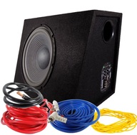 AKTYWNA TUBA BASOWA SKRZYNIA SUBWOOFER 400W KABLE