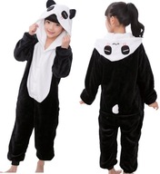 Pyžamová tepláková súprava PANDA KIGURUMI Kombinéza 104-110