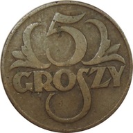 5 GROSZY 1925 - STAN (3-) - SP.218