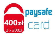PaySafeCard 400 zł PSC Kod PIN Karta Szybko Tanio