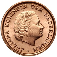 Holandia - Królowa Juliana - moneta - 1 Cent 1980 Utrecht - MENNICZA - UNC