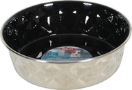 KOVOVÁ MISKA NA VODU DIAMOND NA KRMIVO PRE PSA MAČKU