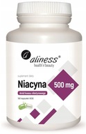 Niacín B3, Amid kyseliny nikotínovej 500mg Aliness