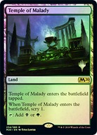 Temple of Malady FOIL (Promo Pack)- Magic