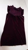 Sukienka aksamitna koronka 7-8 lat 122-128cm