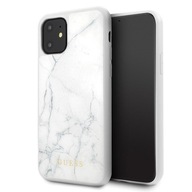 BIAŁE ETUI GUESS MARBLE CASE DO IPHONE 11 PRO MAX