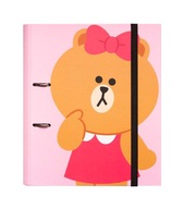 LINE FRIENDS segregator A4 32x26x4cm MIŚ CHOCO