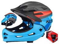 KASK ROWEROWY KELLYS SPROUT NIEBIESKI ZE SZCZĘKĄ DZIECIĘCY XS / 47-52 CM