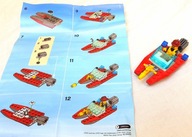 KLOCKI LEGO CITY Fire Speedboat motorówka nr 30220