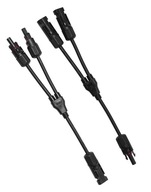 Dvojitý konektor MC4 s káblom