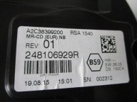 dials clock RENAULT TALISMAN 248106929R