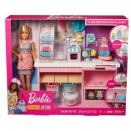 Barbie - Pracownia wypieków, zestaw z lalką GFP59