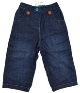 Besta Plus spodnie jeansy bawełna na gumce 86