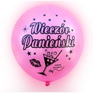 BALON ŚWIECĄCY LED WIECZÓR PANIEŃSKI BALONY 30 CM