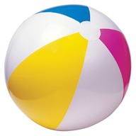 Nafukovacia farebná plážová lopta na hranie Intex