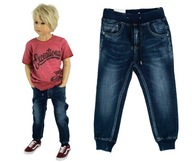 SP084 Spodnie jogger jeans rozmiar 98/104