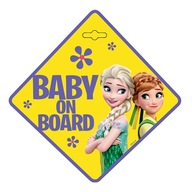 TABLICZKA NA SZYBĘ AUTA BABY ON BOARD DISNEY 1SZT.