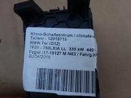 BMW G11 G12 UNITE COMMANDE CLIMA BOUCHES BUSES ARRIÈRE 9392540
