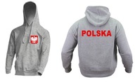 MIKINA mikiny s kapucňou POĽSKO Poland orol znak