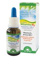 Vitamín K2 Dr. Jacob's 640 kvapiek po 20 ug K2 MK-7, 20 ml