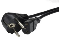 Kabel zasilający 230V 10A z gn. IEC320 C13 0,6m