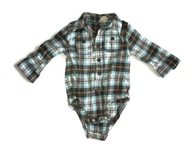 Košeľové body kockovaný boilies Baby B'gosh 18m 86