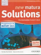 New matura solutions Pre-Intermediate Podręcznik Falla,Davies