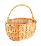 PĚKNÝ a PEVNÝ PROUTĚNÝ KOŠ NA NÁKUPY HOUBY