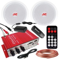 JVC NAGŁOŚNIENIE SUFITOWE BLUETOOTH USB SD MP3 AUX