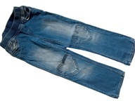 Spodnie jeansy serca H&M 110 4-5lat