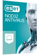 ESET NOD32 Antivirus 2 lata / 1PC Wznowienie FV