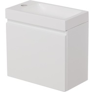 CLER meble łazienkowe biała szafka + umywalka 40