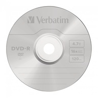 Verbatim płyta DVD-R 4,7GB 16X 1 sztuka płyty DVD