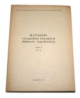 KATALOG CZASOPISM POLSKICH BJ Zeszyt 4 H-K 1978