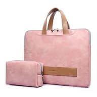 WRO Etui/torba JQ na laptopa 15,6 eco skóra różowy