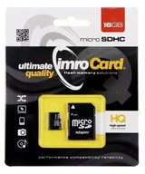 Zestaw kart pamięci MicroSDHC IMRO 16GB Class 10