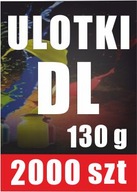 Ulotki DL 2000 szt kreda 130g Ulotka Offset Kolor