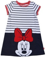 DISNEY sukienka 128 8 l MINNIE Mouse paski MARINE paski śliczna