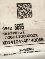bundle of the engine 95428695 OPEL MOKKA 1.7 CDTI