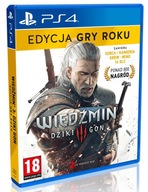 WIEDŹMIN III 3: Dziki Gon Edycja Gry Roku PS4 | Polski dubbing i okładka