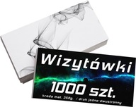 WIZYTÓWKI 1000 szt JEDNOSTRONNE DWUSTRONNE 350g.