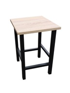 Taboret 45cm KLASYK CZARNY Stół Taborety 5-KOLORÓW