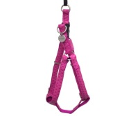 Nastaviteľné postroje Zolux Mac Leather M Fuksia 20mm Komfortné Bez Tlaku