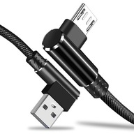 KABEL MICRO USB SZYBKIE ŁADOWANIE KĄTOWY 90°