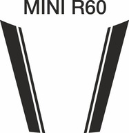 Mini R60 Countryman PACEMAN Motorháztető Csíkok Matrica