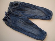 OCIEPLANE spodnie jeansy EARLY DAYS r.74