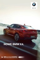 BMW X4 G02 prospekt model 2019 polski 44 str.