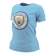 Błękitna koszulka Damska Manchester City Nike XS